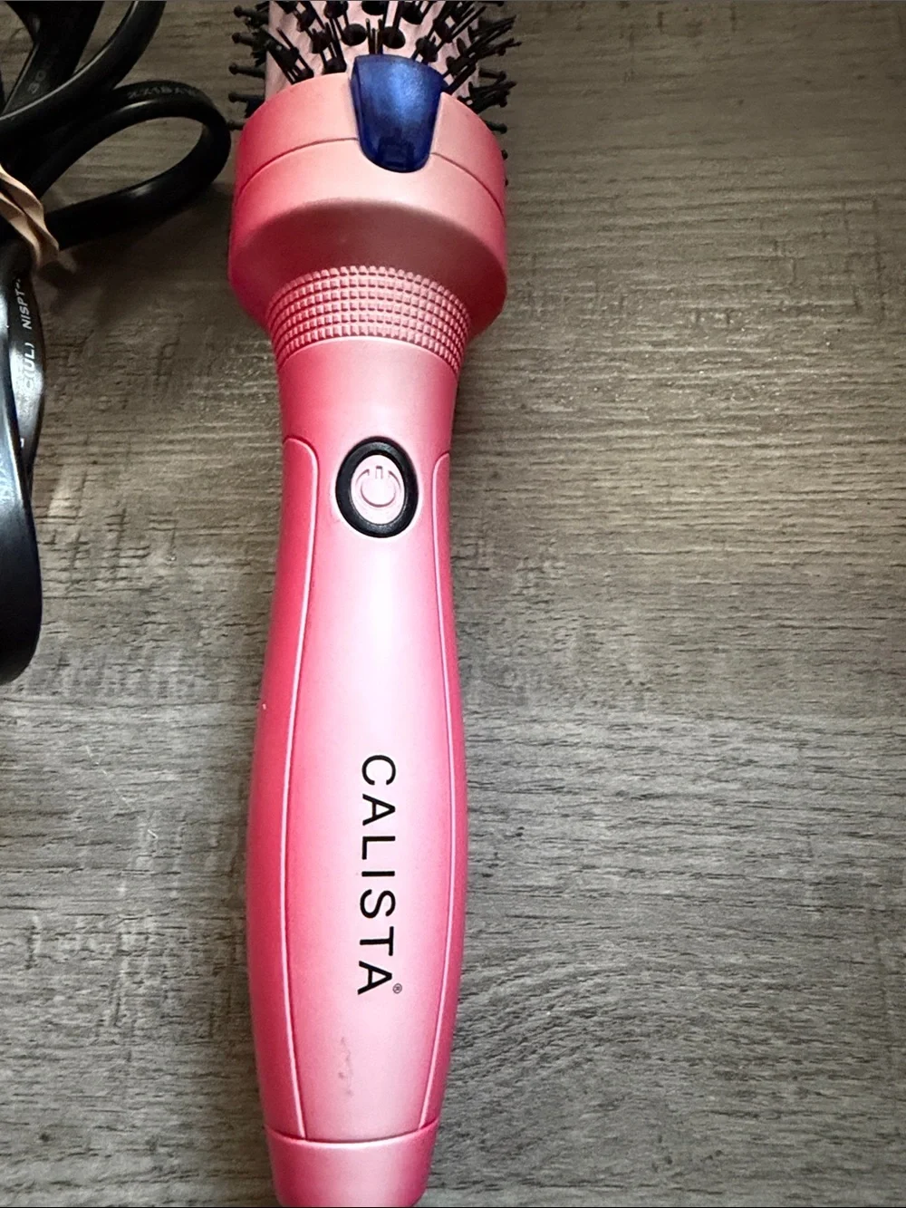 Calista Pink Hot Air Round Brush Styler - Volumizing Blowout Tool